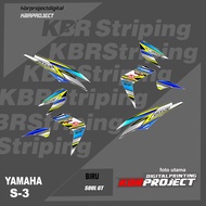 SOUL GT striping SOUL GT motorbike YAMAHA motorbike sticker variation Racing S-3 sticker