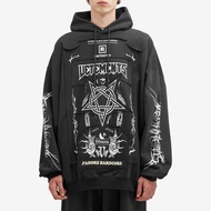 VETEMENTS VTM Hooded Patch Hoodie New Style Dark Pattern Patch Printing