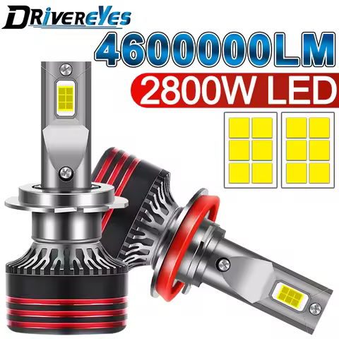 M8PRO 2800W H7 LED Car Headlight Bulb H11 H1 H4 6000K Canbus 9005 HB3 9006 HB4 H8 H3 9012 LED Fog Li