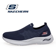 Skechers_ สเก็ตเชอร์ส รองเท้าผู้ชาย รองเท้าผ้าใบ Men Slip-Ins Sport DLux Walker Orford walking Shoes - 232933-BRN