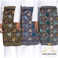 ✵SAMPIN SONGKET TENUN  SAIZ DEWASA  SIAP JAHIT  2 METER   HITAM SILVER HITAM GOLD    SIAP JAHIT  REA