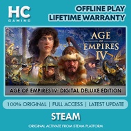 🔥[Steam Original]Age of Empires 4 IV: Digital Deluxe Edition (FULL DLC) Offline play🔥