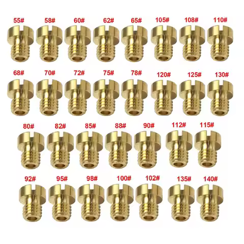 10/5pcs Carburetor Main Jet 5mm M5 Thread 5x0.75 for Dellorto SHA PHBG NC PHVA AD/DS Racing Carb JNC