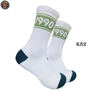 Oldschool Socks Stripe Motif 1990's Green Stripe - Character - (FC) No. K82