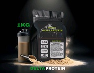 WHEY DELTA PROTEIN 1 KG SUPLEMENT SUSU PROTEIN KEDELAI MURNI NON GMO