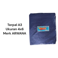 A3 Plastic Tarpaulin Silverbiru Size 4x6 meters | Plastic Tarpaulin | Tarpaulin