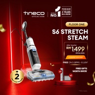 【15x BOOST STEAM & 99.9% SANITIZE】Tineco Floor One S6 Stretch Steam 160°C Wet Dry Vacuum Cleaner | D