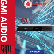 GMI Audio BD-U1000 4K Ultra HD Bluray, 3D Bluray, DVD player, Cinavia Free, Region Free (Jailbreak V