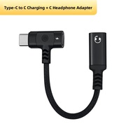 YC2 | 2-in-1 Charging Adapter Lightning to Type C 3.5mm Jack