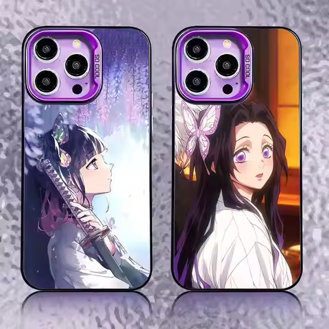 Kanae Kocho D-Demon S-Slayer Phone Case For iPhone 16,15,14,13,12,11,Pro,XS,Max,Plus,Mini,SE Purple