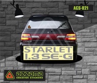 2 pcs STIKER STARLET KAPSUL 1.3 SE - G