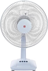 KDK A30AS Table Fan with 30cm Plastic Blade, Silver Blue