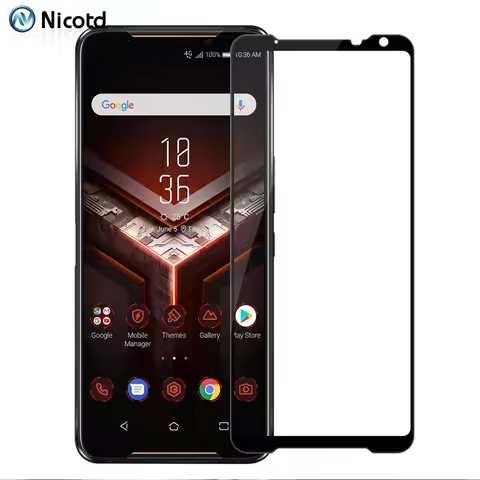 Full Tempered Glass For Asus Rog Phone II 2 ZS660KL Screen Protector For Asus Rog Phone ZS600KL Scre