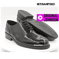 KASUT POTONG GD PEGAWAI JOHNSON ORIGINAL TACTICAL BOOT SHOES BROGUE KAWAD TUGAS AM KULITKRAF OPERASI