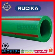 PPR PIPE PN 20 RUCIKA 1" inch PN20 GREEN TIGRIS HOT WATER 32 mm