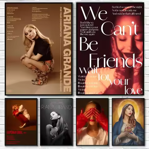 1PC Grande Eternal Sunshine A-Ariana Singer Classic Anime Poster Paper Print Home Living Room Bedroo