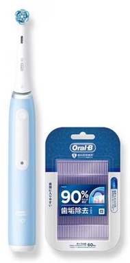 BRAUN 歐樂B iOG31A60IB-FL iO3 電動牙刷 牙線組 冰藍色