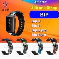 Amazfit Bip 3 pro Bip U pro watch strap camouflage tali jam tangan camo smart watch Bip3 BipU replac