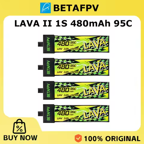 BETAFPV LAVA II 480mah 1S 95C Battery For Air75, Meteor75 Pro, Cetus Pro, Cetus X