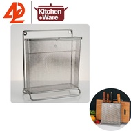 Stainless Steel Kitchen Organizer Rack for Knives and Chopping Board Stand Heavy Duty Cutting Board 