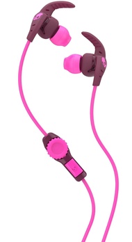 Skullcandy XTplyo In-Ear Sport Earbuds with Mic, Plum/Pink Skullcandy XTplyo In-Ear Sport Earbuds wi