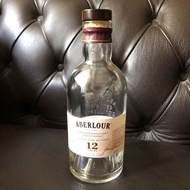 ABERLOUR 蘇格蘭亞伯樂12年威士忌空酒瓶(700ml)/多用途玻璃空瓶/空洋酒瓶/裝飾/容器/花器