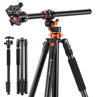 K&F Concept T254A7+BH28 Aluminum Tripod with Monopod Kit