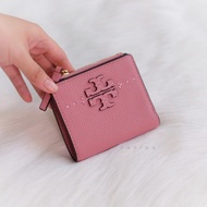 Tory burch mcgraw mini wallet pink