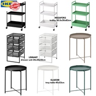 IKEA TRAY TABLE GLADOM TROLLEY NISSAFORS LENNART DRAWER UNIT