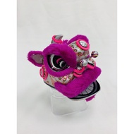 King Of Lion Dance 雄狮之王-紫色 Desing Articles Car Decoration Boutique Ornaments Handmade Resin Lion Dance Head Chinese New Year Gift Lion foshan Decorations