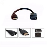 Kabel HDMI Male To Female Extension 30cm Extender Cable 0.3m / Dongle