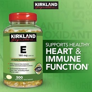 (Exp.2027)Kirkland Vitamin E 400IU 180mg 500เม็ด วิตามินE-อาลีสุขภาพ
