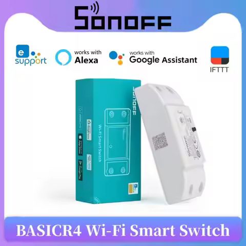 1-10PCS SONOFF BASICR4 WiFi Smart Switch ESP32 Magic Switch Mode Reliable Safe eWeLink Remote Contro