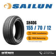155/70/12 Sailun SH406 (with installation)