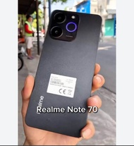 Realme Not 70 Ram 8 +128 GB (exten 4+4 GB) garansi resmi 1 tahun