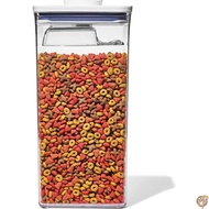 【 先着55名! 2日間限定ゾロ目555円クーポン】OXO Good Grips Pet POP Container - 6.0 Qt/5.7 L with Half Scoop |Ideal for