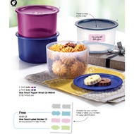 (NO STICKER) Tupperware One Touch Topper Small (2) 950ml