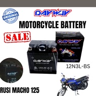 RUSI MACHO 125 BATTERY DAYWAY 12n3L-BL DAYWAY MOTORCYCLE BATTERY MAINTENANCE-FREE COD
