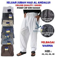 6 Colours Boys Seluar Pant Al Andalus | Nippis | Pocket Zip | Soft | Comfortable Size-42,44,46,48