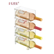 PTZER層疊式紅酒架葡萄酒架冰箱收納架展示架日式ins擺件飲料瓶格