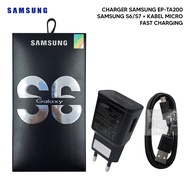 TC CHARGER SAMSUNG ORIGINAL 100% SAMSUNG S6/S7 FAST CHARGING EP-TA200 MICRO CABLE