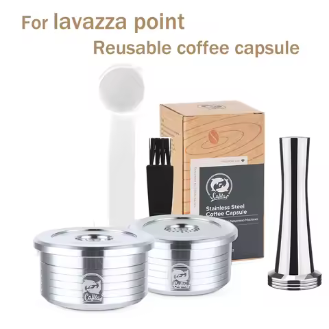 For Lavazza Point Refillable Coffee Capsulas Pod Stainless Steel Reusable Coffee Filters Capsule Cup