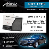 BMW G11 G12 740i 740e 745e 725d 730d 740d 2015 to 2022 Max Racing Performance Dry Type Air Filter