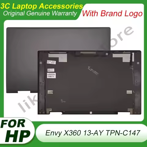 Replace New For HP Envy X360 13-AY TPN-C147 LCD Back Cover Top Case Rear Lid 13.3" Laptop Screen Hou