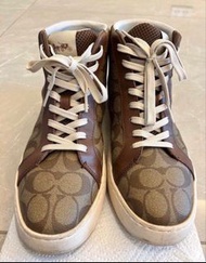 Coach 男裝高筒波鞋43號