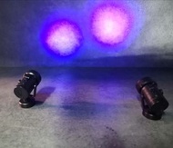 迷你射燈 (紫) 一對 扭蛋食玩 Figure 模型 玩具 展示裝飾 拍照 打光氣氛場景燈