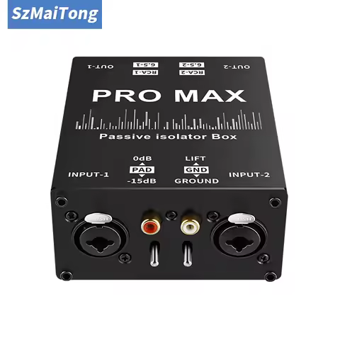 Audio Isolator, Audio Current Eliminator, XLR 6.5, Permalloy Isolator, Mixer Live Broadcast Mixer Mi