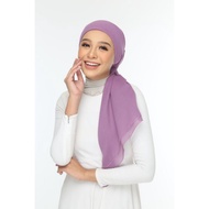 Tudung Bawal Cotton Square 45 - Purple Lavender