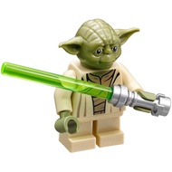 Lego SW0707 Star Wars 75142, 75168 Yoda minifigure with Light Saber ( sw707 )