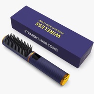 Japan AKIRA Akiracosme USB Hair Straightener Comb Portable Mini Straightening Hair Brush Cordless Ce